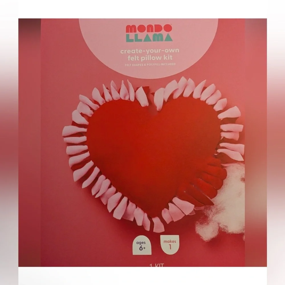 DIY Heart Felt Pillow Kit